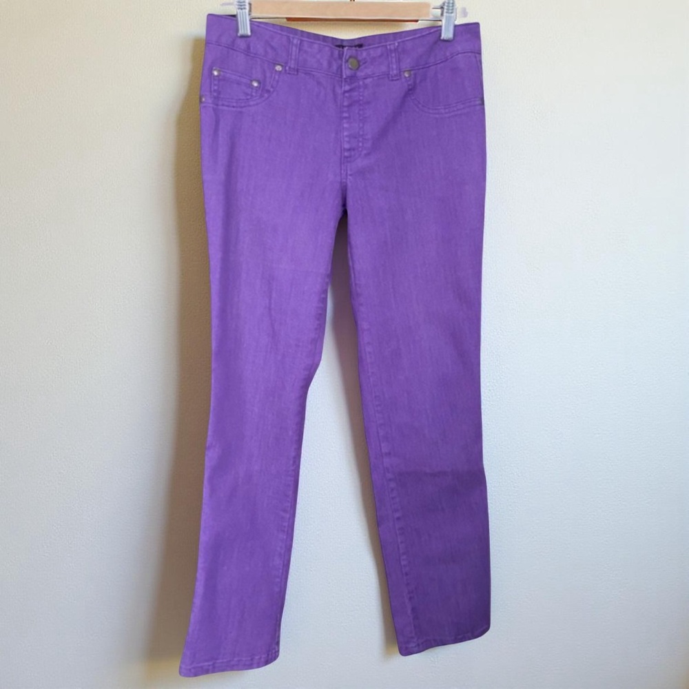 Purple Iman Stretchy Jean Pants